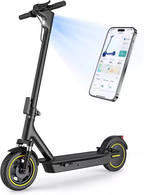 Folded 20 mph e-scooter for easy storage
