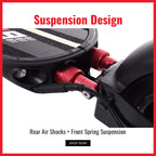 ZERO 9 rear air suspension system under the deck